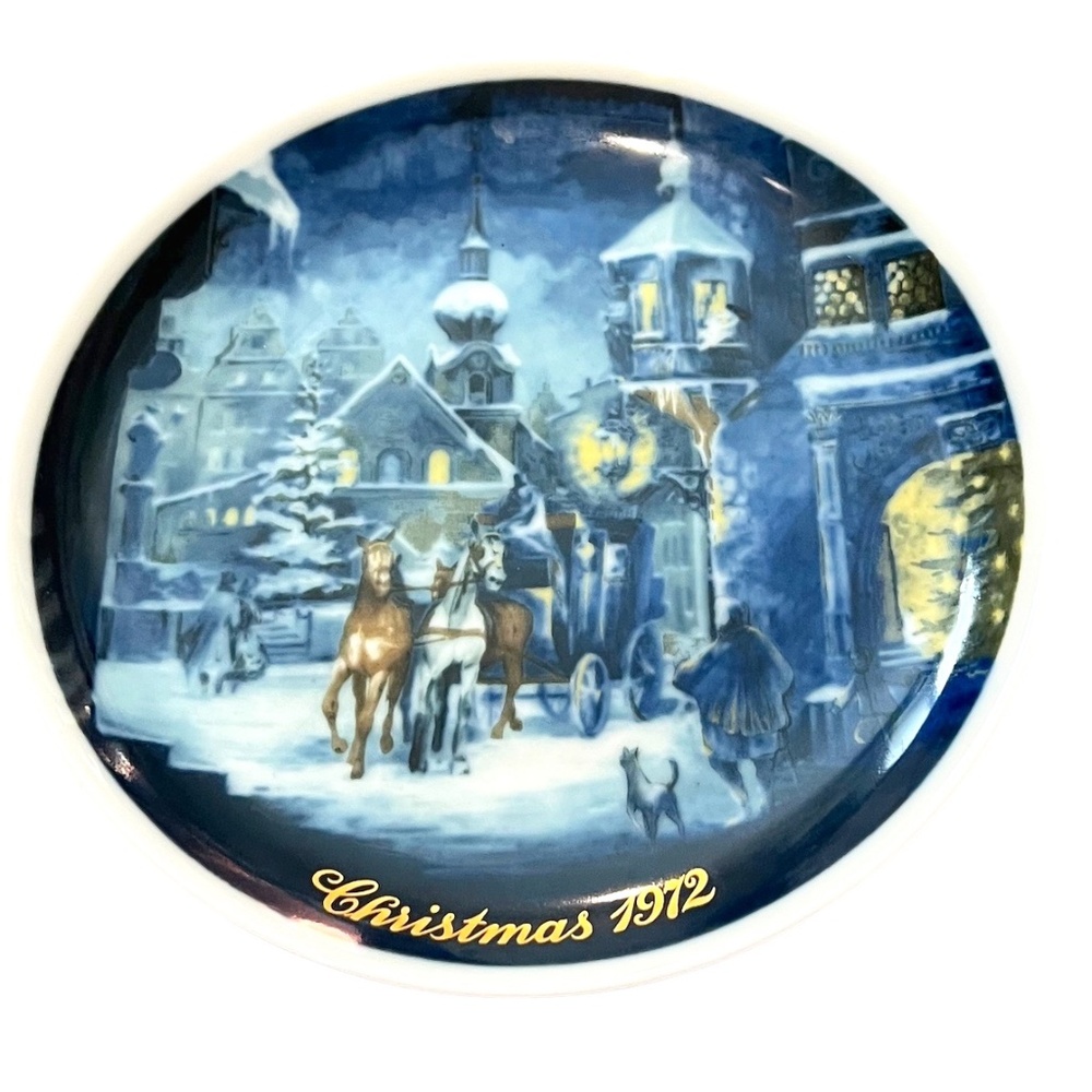 Vintage 1972 Limited Edition Tettau Christmas Plate